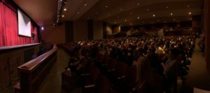 Garry Clark speaks to students Fremont High School Auditorium