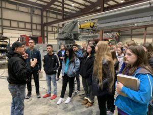 FHS Students at Rosenbauer Tour