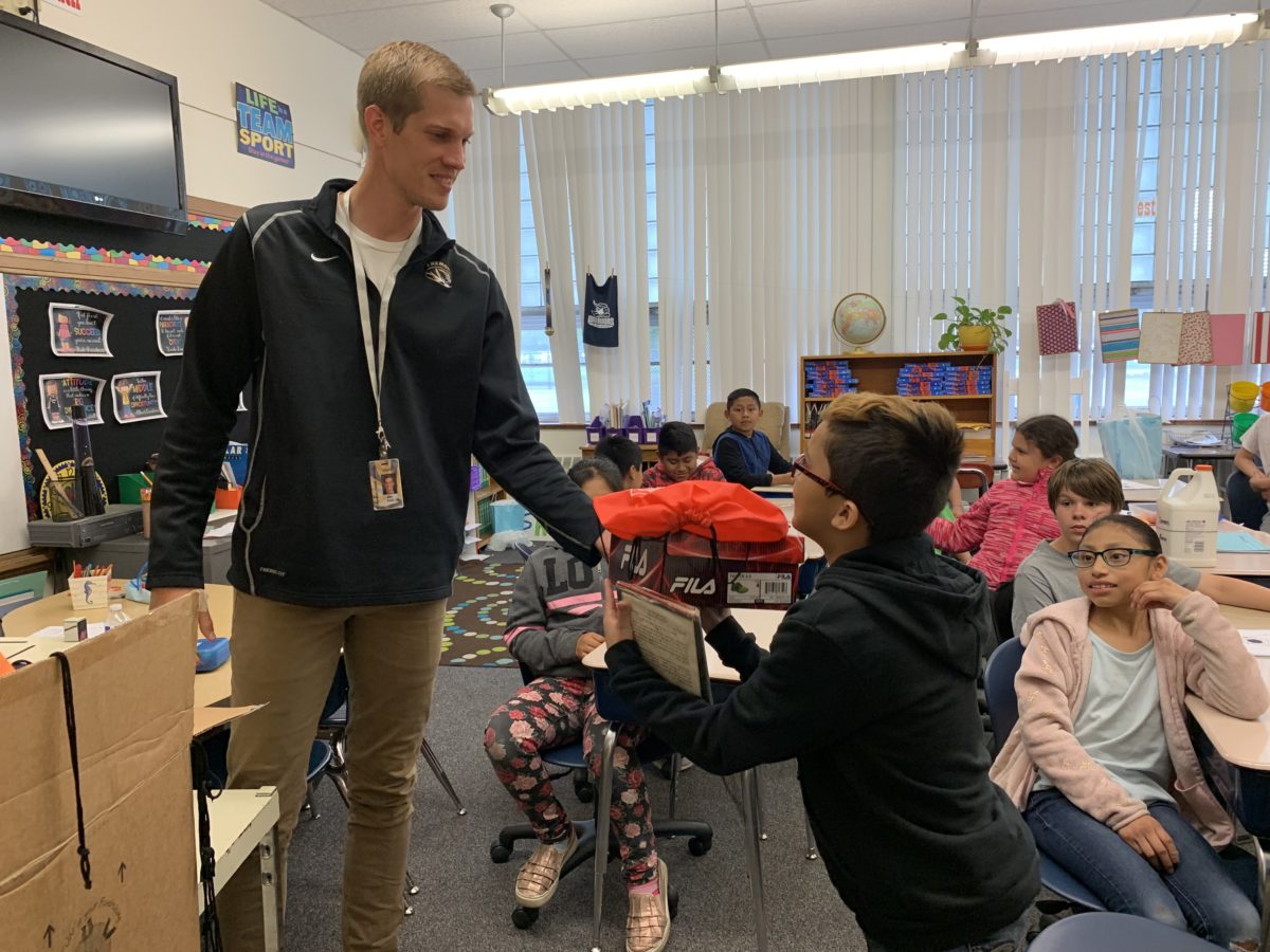 Elementary Students Receive Shoes